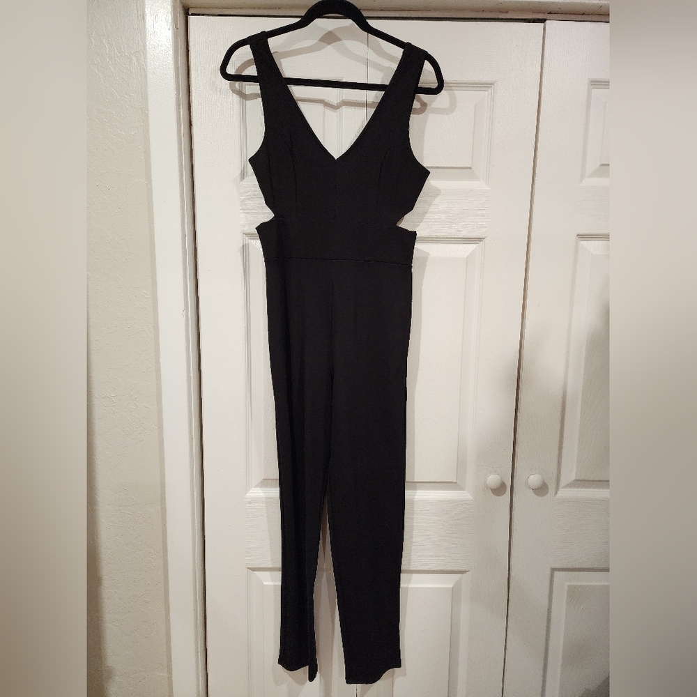 ROLLA COSTER Black Jumpsuit Sleeveless Side Cut Out